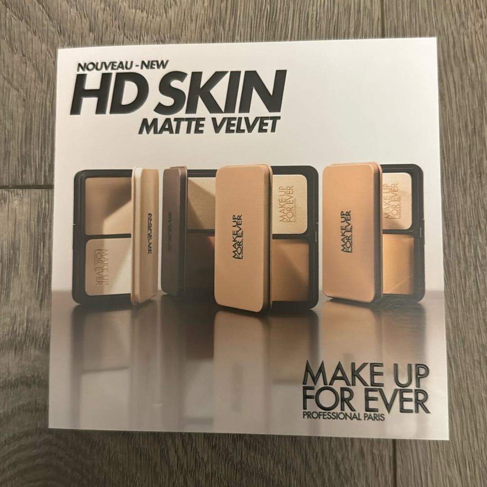 NEW Make Up For Ever HD Skin Matte Velvet Powder Sample Set of 4 Shades Travel